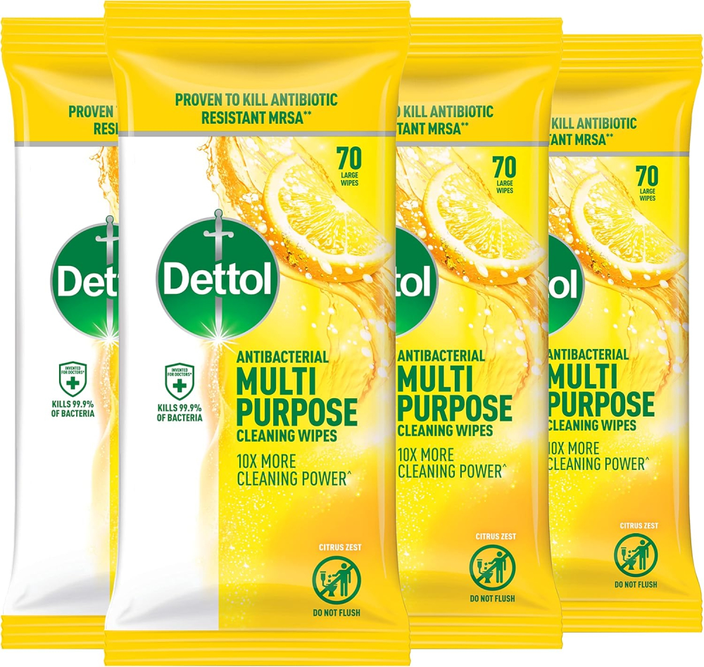 Dettol Multipurpose Wipes Citrus, 1.5 kg