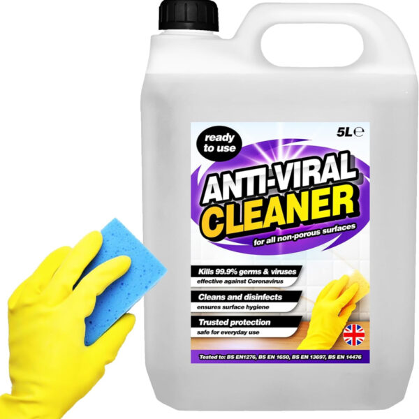 5L Antiviral Disinfectant Surface Cleaner Ready To Use Cleans & Disinfects For Home & Professional Use (1)