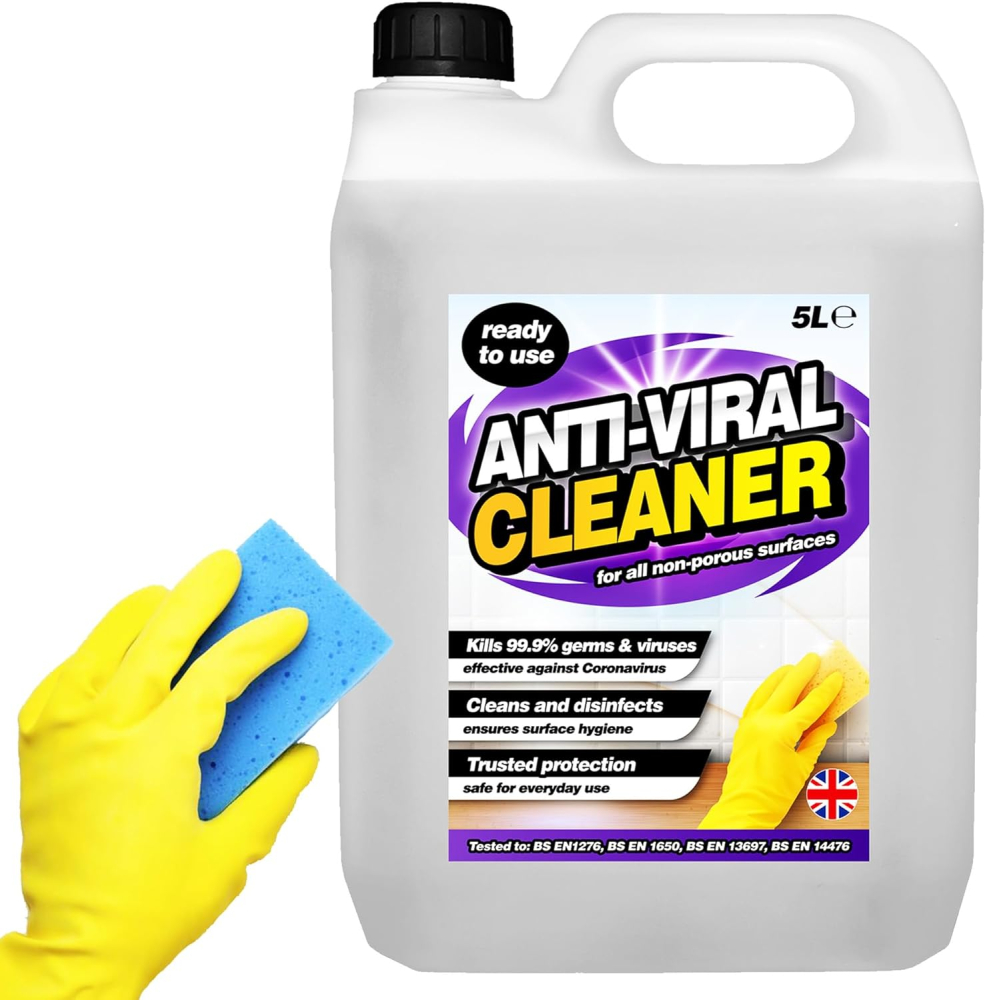 5L Antiviral Disinfectant Surface Cleaner Ready To Use Cleans & Disinfects For Home & Professional Use (1)