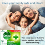 Anti-Bacterial Original Soap Bars 4 x 100g (Total 4 Bars) with Portable Soap Dish and Lid – Soap Bars Multipack, Antibacterial Soap Bar Protection, Hand & Body Soap Bar, Ideal for Home, Gym & Travel - Image 4