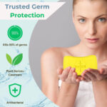 Anti-Bacterial Original Soap Bars 4 x 100g (Total 4 Bars) with Portable Soap Dish and Lid – Soap Bars Multipack, Antibacterial Soap Bar Protection, Hand & Body Soap Bar, Ideal for Home, Gym & Travel - Image 7