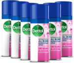 Dettol All-in-One Disinfectant Spray, Antibacterial Disinfectant Spray, Orchard Blossom, Pack of 6 x 400 ml