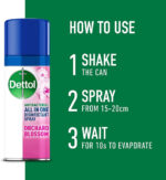 Dettol All-in-One Disinfectant Spray, Antibacterial Disinfectant Spray, Orchard Blossom, Pack of 6 x 400 ml - Image 13