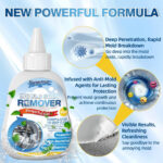 Mould Remover, Large Capacity Mould Gel for Washing Machine Seals, Bathroom Grout, Shower, Caulk & Rubber Gaskets – Mould Remover Extreme Gel UK 8 Fl Oz - Image 4