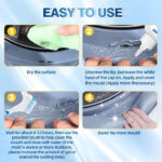 Mould Remover, Large Capacity Mould Gel for Washing Machine Seals, Bathroom Grout, Shower, Caulk & Rubber Gaskets – Mould Remover Extreme Gel UK 8 Fl Oz - Image 5