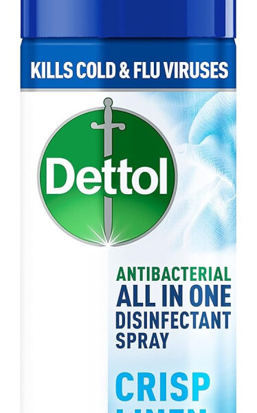 Dettol All-in-One Disinfectant Spray Crisp Linen, 400 ml