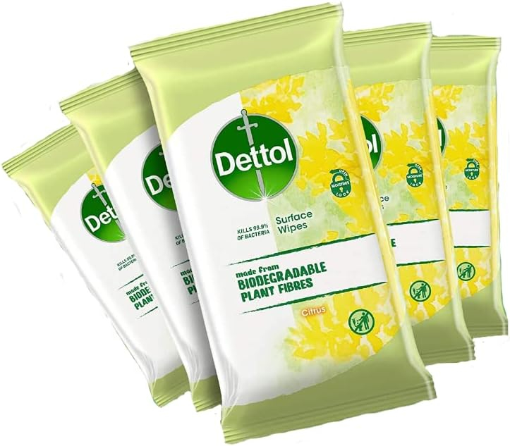 Dettol Biodegradable Multipurpose Citrus Zest Wipe 80ct x 480 Units