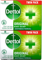 Original Anti-Bacterial Soap Bars 3x Family Twin Packs (6 x 100g) Bundle Pack of Official Dettol Soap (Total 6 Bars) | Antibacterial Hand and Body Cleanser | Daily Germ Protection and Fresh Skin Care - Image 2