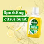 Dettol Cleaner Spray Refill, Citrus, Multipack of 6 X 50ml, Total 300ml, Makes 750ml Per Refill, Kitchen Spray Cleaner, Kills 99.99% of Germs, Antibacterial, Disinfectant, Household Cleaners - Image 8
