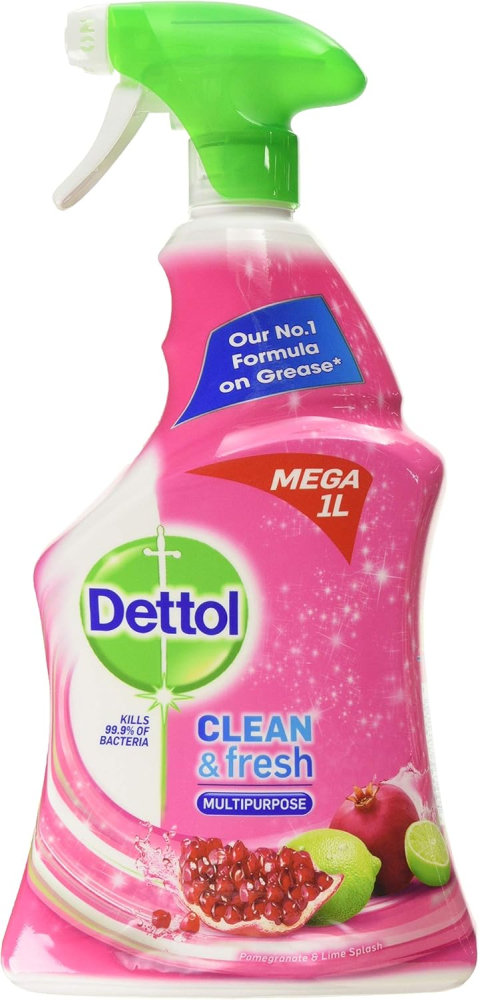 Dettol Power and Fresh Pomegranate Multi-Purpose Cleaner, 1 Litre
