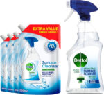 Dettol - Antibacterial Surface Cleanser Spray 750ml + 4 x 550ml Surface Cleanser Refills