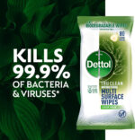 Dettol Tru Clean Crisp Pear Wipes 4x80s - Image 7