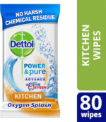 Dettol Power and Pure Advance Kitchen Wipes, 320 Wipes, Pack of 4 x 80 - Image 2