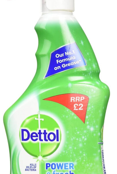 Dettol Power and Fresh Green Apple Spray 500 ml (Pack of 3)