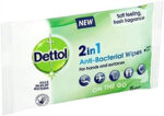 Dettol 2 in 1 Antibacterial Wipes - 15 x 10 - Image 3