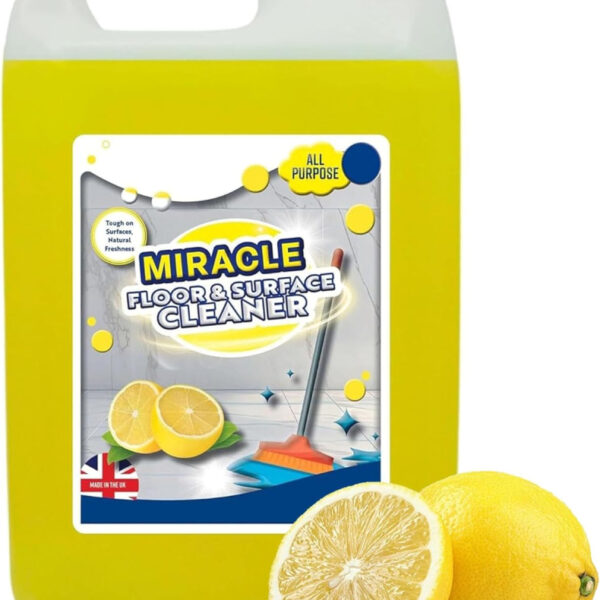 2.5 Litre Lemon Floor Surface Cleaner Interior & Exterior All Purpose Concentrate Formula Ideal For All Surfaces (1)