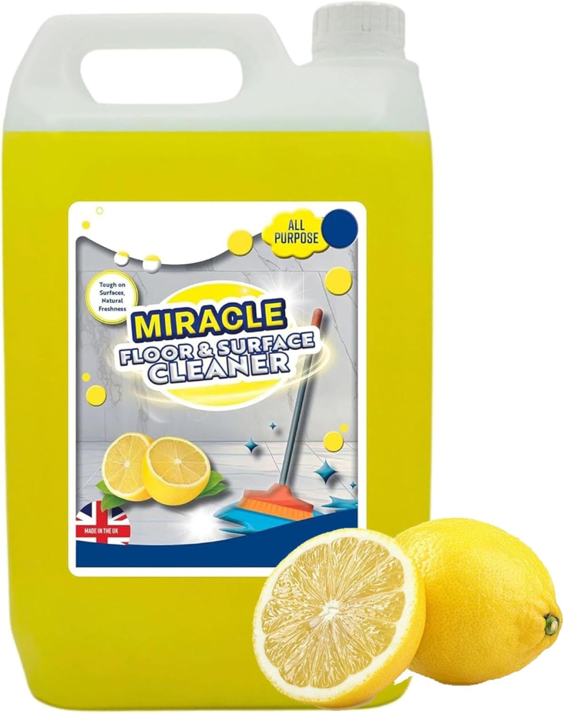 2.5 Litre Lemon Floor Surface Cleaner Interior & Exterior All Purpose Concentrate Formula Ideal For All Surfaces (1)