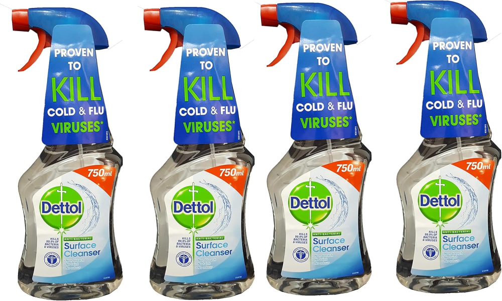 Dettol Surface Cleanser with Lime and Mint 750 ml (Pack of Three)