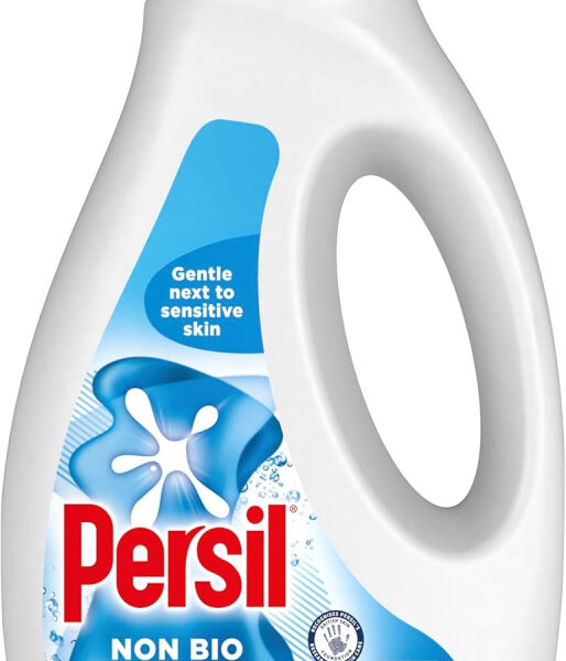 Persil Non Bio Laundry Washing Liquid Detergent outstanding stain removal in quick & cold washes tough on stains, gentle next to sensitive skin 35 washes (945 ml)