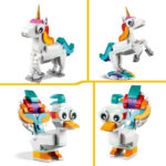 LEGO Creator 3in1 Magical Unicorn Toy - Animal Figure Transforms into a Seahorse or Peacock - Creative Gift for 7+ Year Old Girls & Boys - 31140 - Image 7