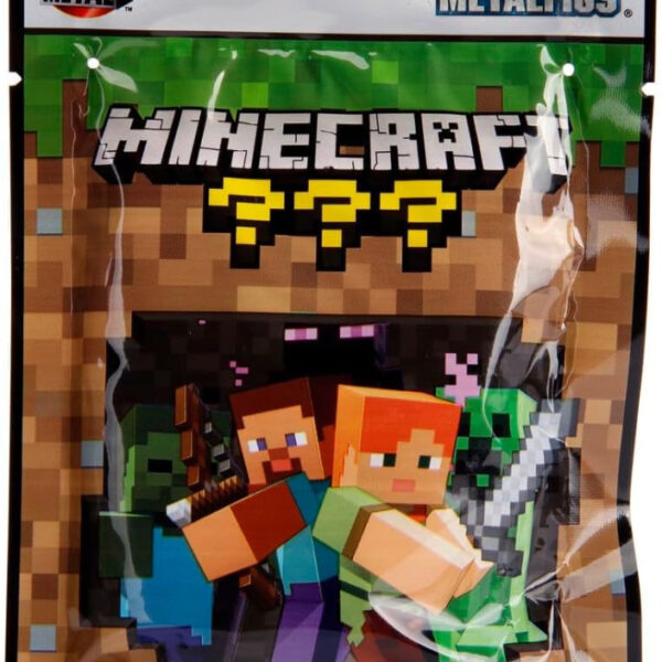 MINECRAFT NANOFIGS BLIND BAG ASSORTMENT of 1.65 inch Die Cast action figure characters to collect play and display. Perfect for gift and collector, pocket money friendly and ideal for party favours