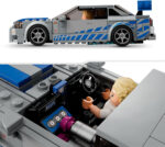 LEGO Speed Champions 2 Fast 2 Furious Nissan Skyline GT-R (R34) Set, Race Car Toy Model Building Kit for 9 Plus Year Old Boys & Girls, with Racer Minifigure, Collectible Gift for Kids 76917 - Image 4