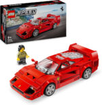 LEGO Speed Champions Ferrari F40 Supercar Buildable Vehicle, Toy Model Car for 9 Plus Year Old Boys and Girls, with Driver Minifigure, Kids' Bedroom Decoration, Gift Idea 76934