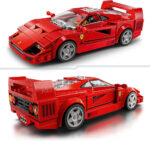LEGO Speed Champions Ferrari F40 Supercar Buildable Vehicle, Toy Model Car for 9 Plus Year Old Boys and Girls, with Driver Minifigure, Kids' Bedroom Decoration, Gift Idea 76934 - Image 7