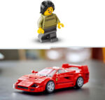 LEGO Speed Champions Ferrari F40 Supercar Buildable Vehicle, Toy Model Car for 9 Plus Year Old Boys and Girls, with Driver Minifigure, Kids' Bedroom Decoration, Gift Idea 76934 - Image 9