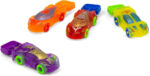 HGL Mini Racing Cars, Colourful Toy Vehicle Set with Purple, Orange, Red, Yellow Design, 4 Pack, Boys and Girls Ages 3+ - Image 3