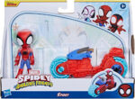 SPIDEY AND HIS AMAZING FRIENDS Marvel, Spidey Action Figure, Toy Motorcycle, Toys for 3-Year-Old Boys and Girls and Up, Red, Blue - Image 2