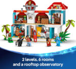 LEGO | Disney Lilo and Stitch Beach House Building Toy with 6 Rooms, Rooftop Observatory, a Spaceship and 5 Minifigures - Birthday Gift for 9+ Year Old Girls, Boys & Fans - 43268 - Image 7