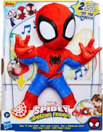 Spidey and his Amazing Friends Marvel Dance 'N Crawl Spidey Interactive Plush Toy with Sounds, Talking Spider-Man Toys for Kids - Image 2