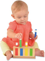 Galt Pop-Up Toy - Colourful Wooden Sensory Toy for Boys and Girls -Early Learning Cause and Effect Toy for Colour Recognition and Motor Skills Development - First Birthday Gift for Ages 12 Months Plus - Image 5