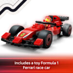 LEGO City F1 Pit Stop & Pit Crew with Ferrari Car Toy - Formula 1 Set incl. a Driver Minifigure, 4 Mechanics, Spare Tyres & Wheel Guns - Building Toys for 6+ Year Old Boys & Girls - 60443 - Image 5