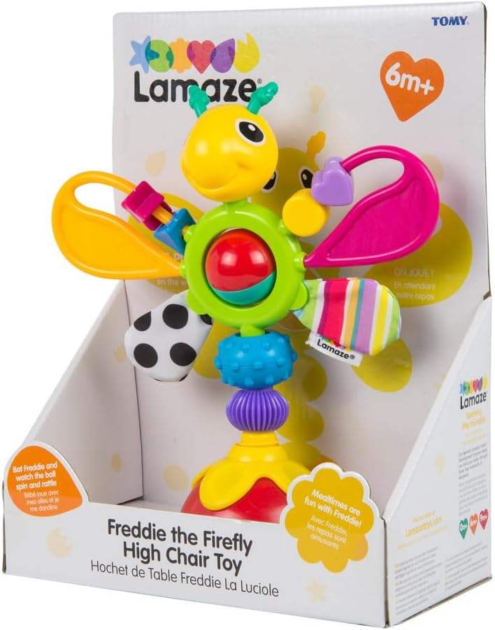 LAMAZE Freddie the Firefly Table Top Baby Toy, Babies Toy for Sensory Play, Suitable for Boys & Girls from 6 Months+ (Assorted Model)