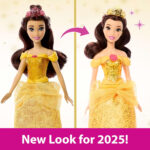 Mattel Disney Princess Dolls, Belle Posable Fashion Doll with Sparkling Clothing and Accessories, Disney Movie Toys, HLW11 - Image 3