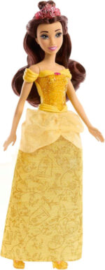 Mattel Disney Princess Dolls, Belle Posable Fashion Doll with Sparkling Clothing and Accessories, Disney Movie Toys, HLW11 - Image 4