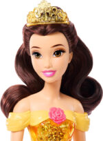 Mattel Disney Princess Dolls, Belle Posable Fashion Doll with Sparkling Clothing and Accessories, Disney Movie Toys, HLW11 - Image 5