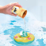 Toomies Bluey Bath Float 2 Pack | Pouring Cup Bluey and Bingo ToddlerBath Toys in Floating Pool Rings with Water Wheels | Officially Licensed BlueyToys | Toddler Toys for 18 Month Old Plus - Image 2