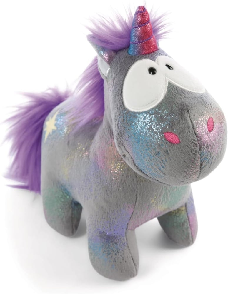 NICI 48630 galaxy Einhorn Standing Soft Toy Theodor & Friends Unicorn Star Bringer 22cm Green, Gray, 22 cm