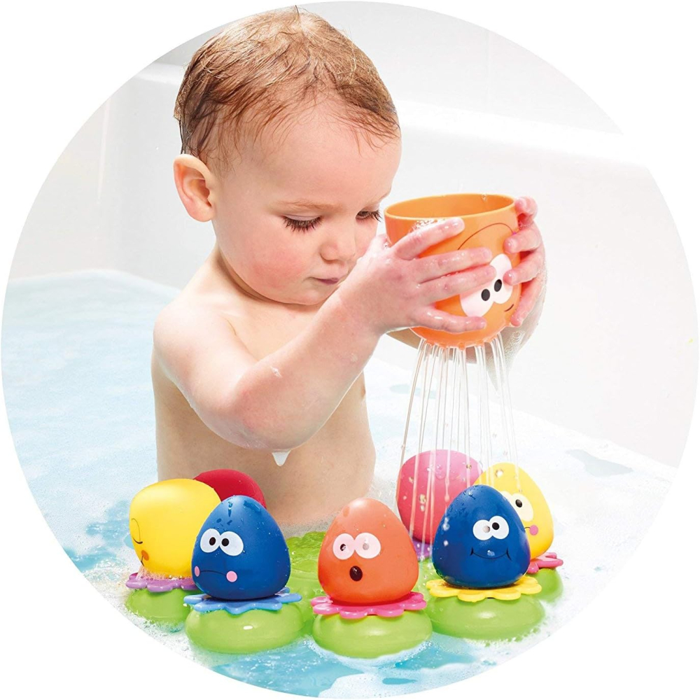 Toomies Octopals Number Sorting Baby Bath Toy | Educational Water Toys For Toddlers | Suitable For 1, 2 and 3 Years Old Boys and Girls, Multicolor