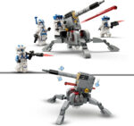 LEGO Star Wars 75345 501st Clone Troopers Battle Pack Set - Collectible Building Toy with an AV-7 Cannon & 4 Minifigures - Gift for 6+ Year Old Boys & The Clone Wars Fans - Image 3