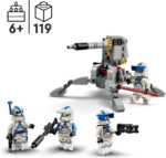 LEGO Star Wars 75345 501st Clone Troopers Battle Pack Set - Collectible Building Toy with an AV-7 Cannon & 4 Minifigures - Gift for 6+ Year Old Boys & The Clone Wars Fans - Image 6