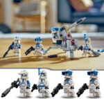 LEGO Star Wars 75345 501st Clone Troopers Battle Pack Set - Collectible Building Toy with an AV-7 Cannon & 4 Minifigures - Gift for 6+ Year Old Boys & The Clone Wars Fans - Image 9