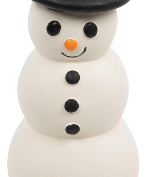 Petface Santos Snowman Latex Christmas Dog Toy with Built-In Squeaker