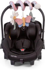Red Kite Spiraloo Twisty Activity Toy with Baby Safe Mirror & Teether - Rose & Ivy