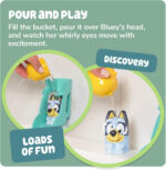 Toomies Bluey’s Waterslide, Bath Toy for Toddlers, Water Play, Moving Eyes, Fine Motor Skill Development, Suction Cup Attachment, For Ages 18 Months+, Durable and Safe Bath Toy for Kids - Image 4