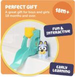 Toomies Bluey’s Waterslide, Bath Toy for Toddlers, Water Play, Moving Eyes, Fine Motor Skill Development, Suction Cup Attachment, For Ages 18 Months+, Durable and Safe Bath Toy for Kids - Image 9