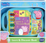 VTech Peppa Pig: Learn & Discover Book, Official Character Educational Learning Toy, Music, Phrases & Voice of Peppa Pig, Learn Letters & Words, Gift for Kids Age 2, 3, 4, 5 Years, English Version - Image 4